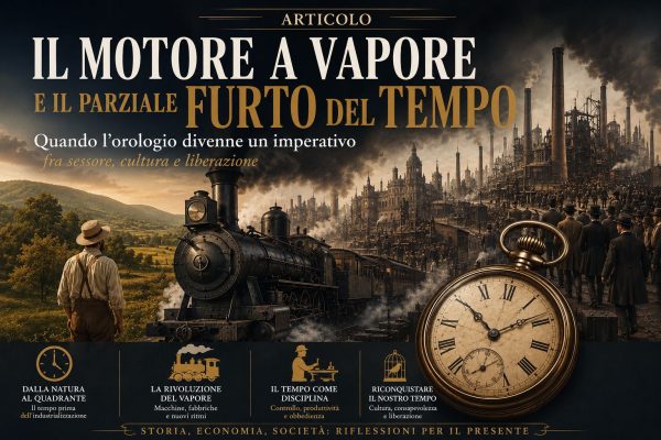 Il motore a vapore e il parziale “furto del tempo”